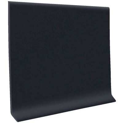 Roppe 4 In. x 20 Ft. Roll Black Vinyl Self-Stick Wall Cove Base