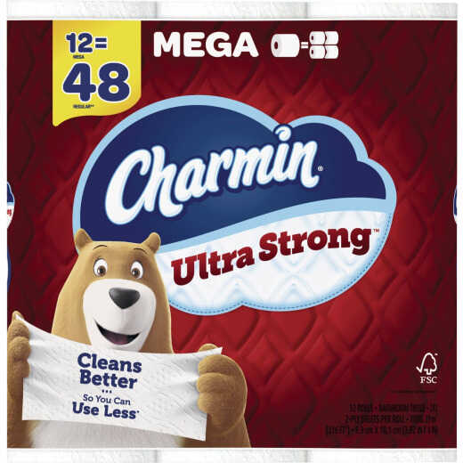 Charmin Ultra Strong Toilet Paper (12 Mega Rolls)