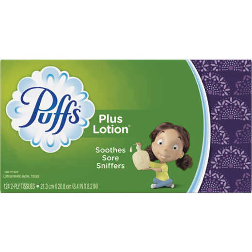 Puffs Plus Lotion Facial Tissue (124 Count)