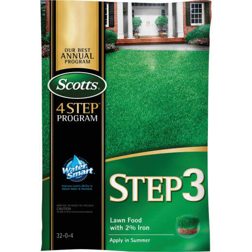 Scotts 4 Step Program Step 3 12.60 Lb. 5000 Sq. Ft. Lawn Fertilizer with 2% Iron